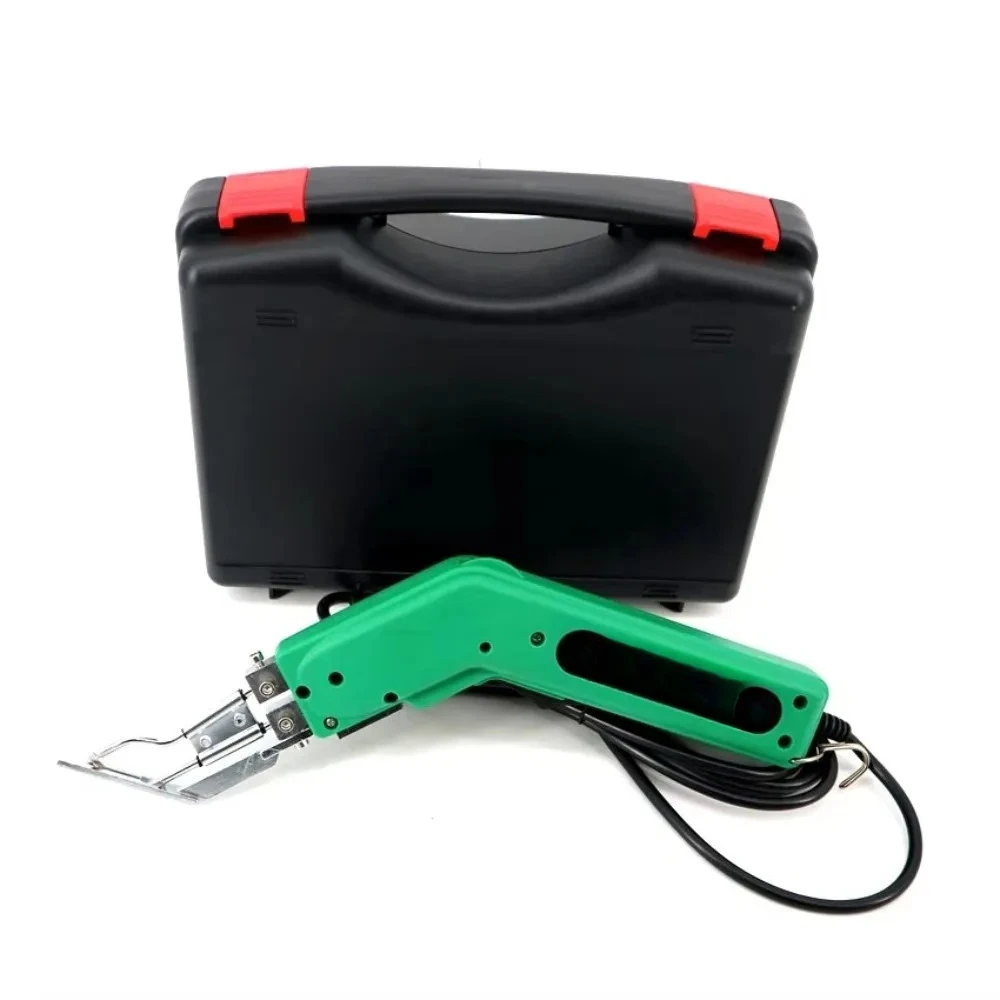 100 W Hand Held Hot Heating Knife Tool with Cutting Foot for Non-Woven Fabric Curtain Cutting