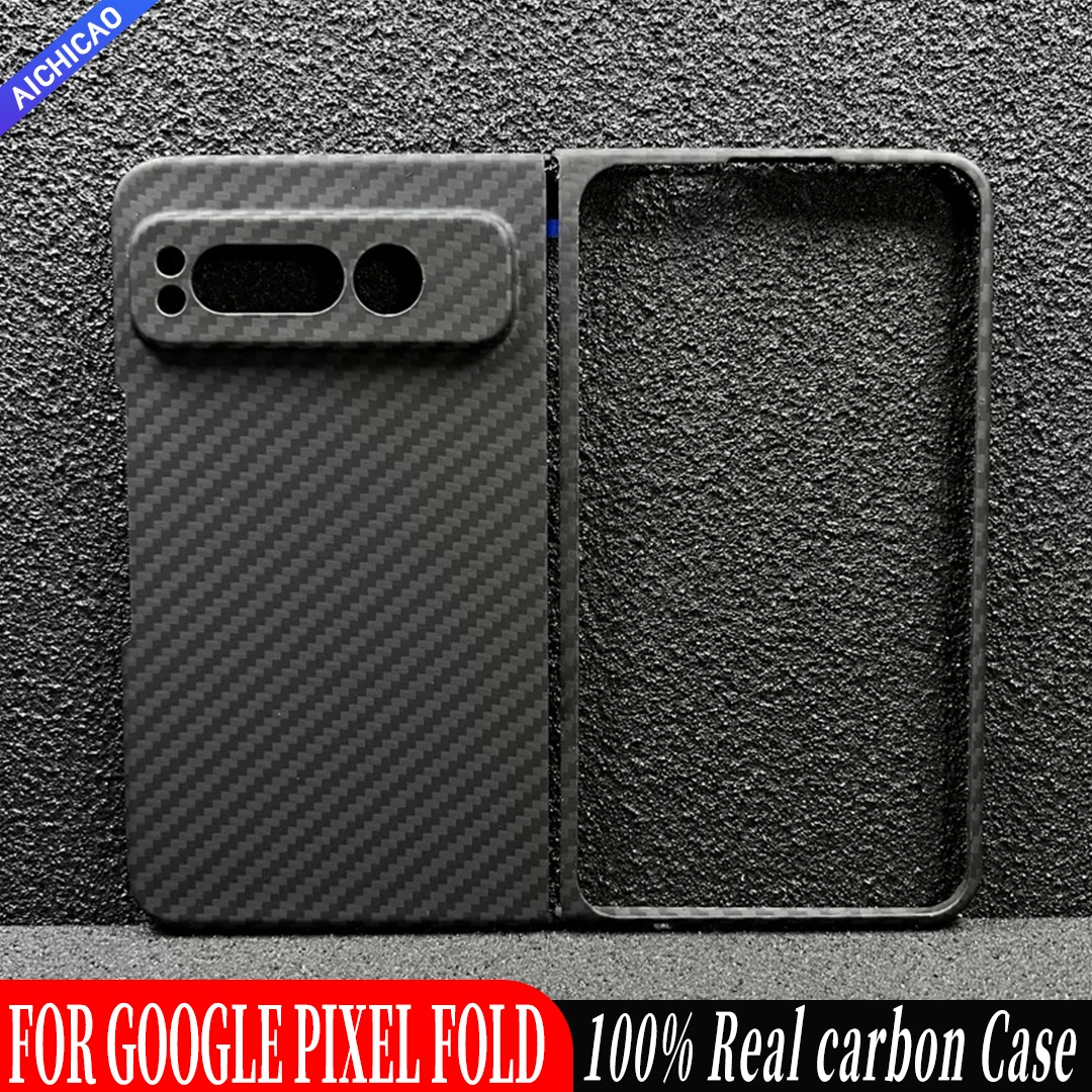 

ACC-Real Carbon Case for Google Pixel Fold Aramid Fiber Ultra-thin Anti-drop Anti-fall Protective pixel fold 2 carbon shell