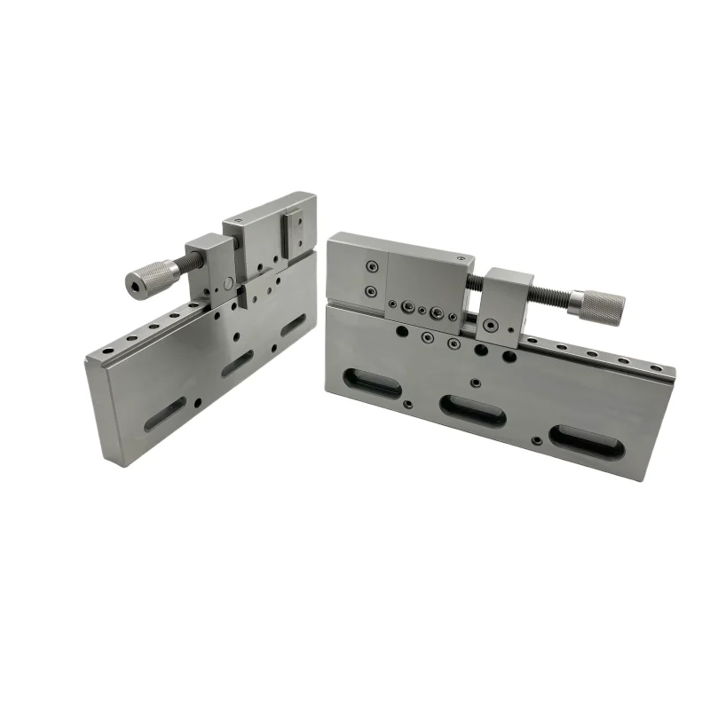Stainless Steel High Precision Tool Parts Tool WEDM Manual Super Vice for WEDM Machine Clamping Workpiece HE-V06608