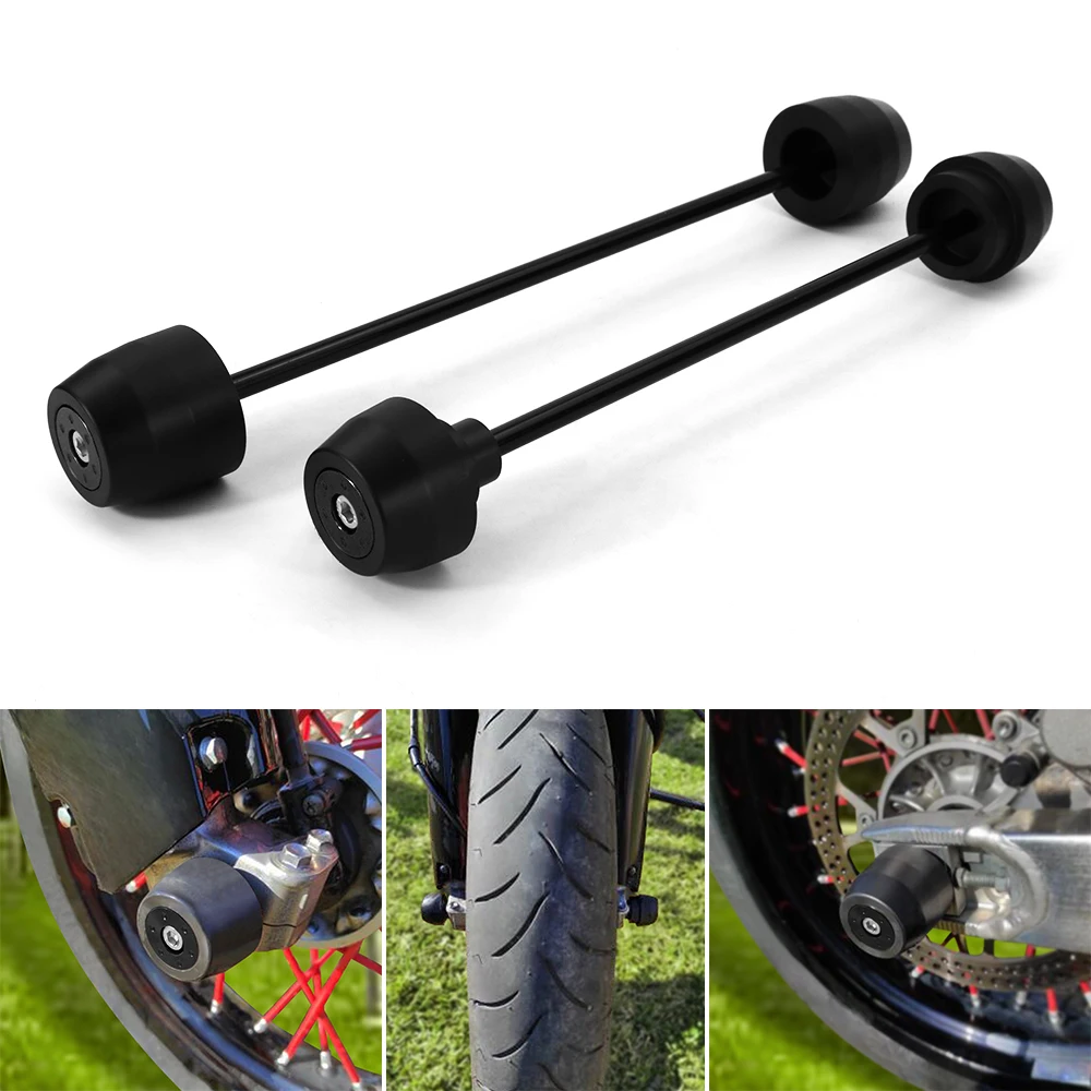 Motorcycle Front Rear Axle Sliders Fork Sliders Crash Protector Fit For Suzuki DRZ400SM DRZ400S DRZ400SE 2000-2023 DRZ 400