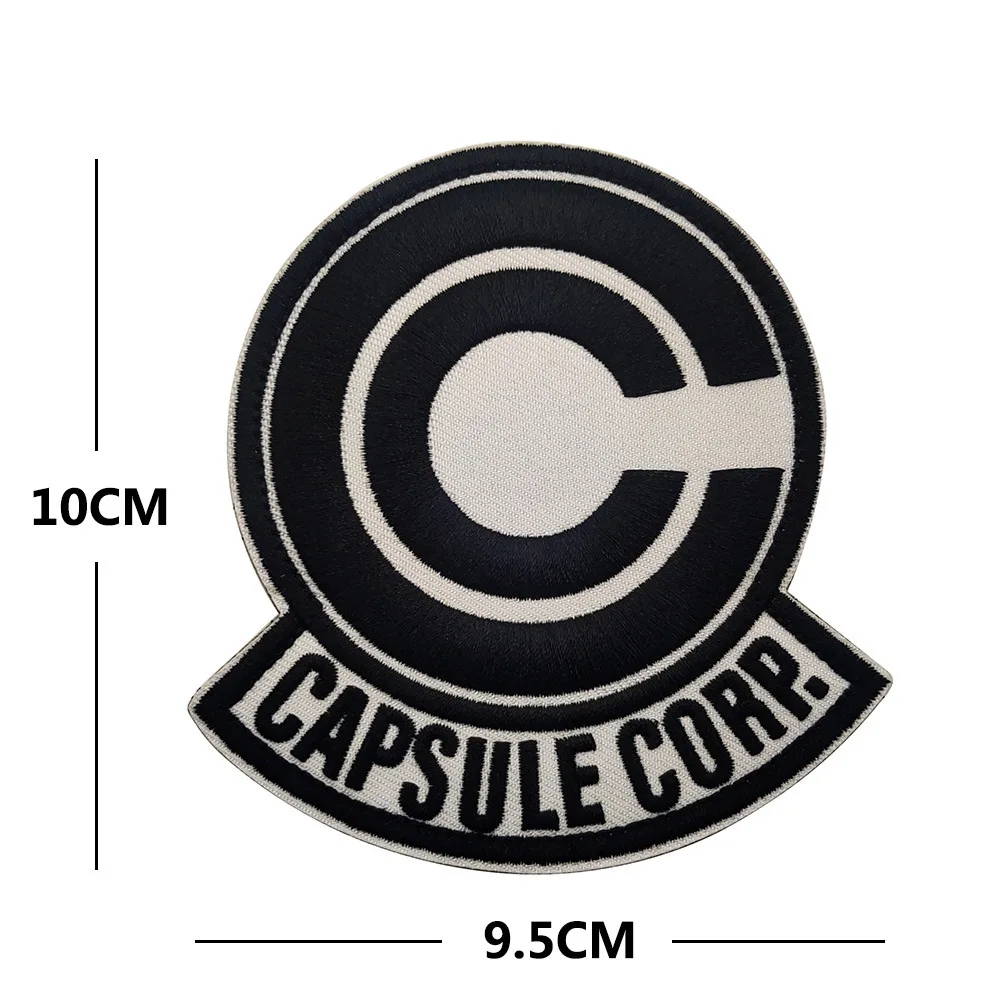 Capsule Corp Embroidery Patch Armband Badge Sticker Decal Applique Embellishment Anime Cartoon Decorative Patches