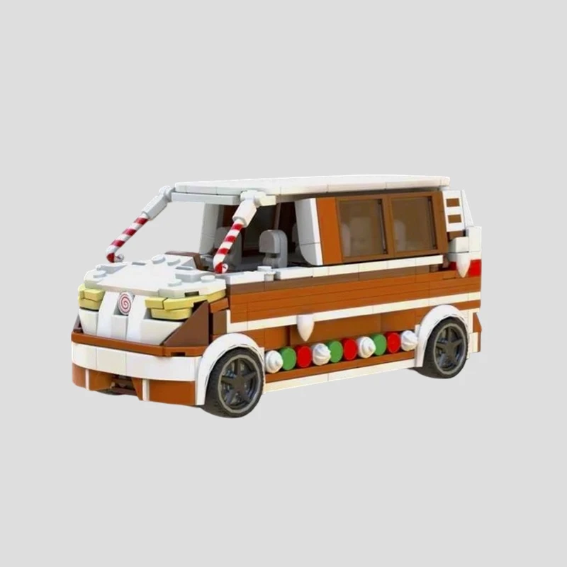 

471 шт. MOC-238901 GingerBread фургон автомобиль городской автомобиль модель строительные блоки сборка кирпичи Рождественские креативные игрушки подарок для детей и взрослых