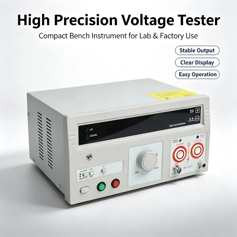 RK2672AM Hipot Tester, High Precision AC DC Resistance Voltage 5KV Withstand Voltage Test Instrument
