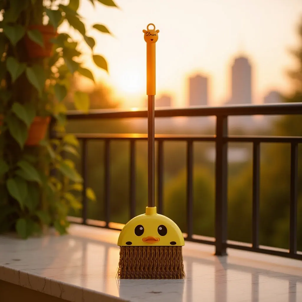 

Милая маленькая желтая метла-утка для детей, безопасный для малышей инструмент для уборки, легкое приспособление для домашней уборки