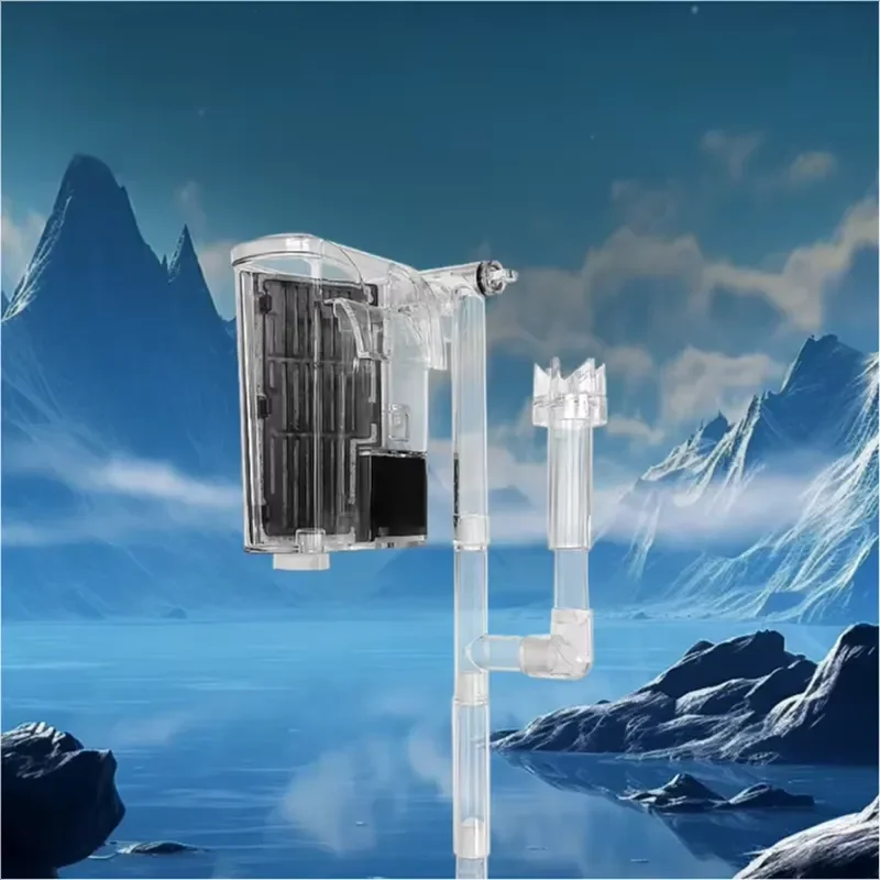 Aquarium Fish Tank Hang On Filter System Water Change Filtration