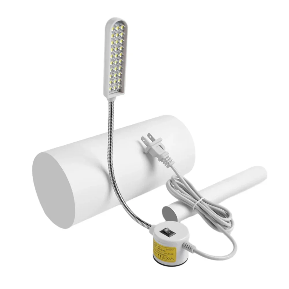 Imagem -05 - Lâmpada Led Industrial com Base Magnética Lâmpada Gooseneck Luz para Máquina de Costura Uso para Tornos Prensas Mesa 10 20 30