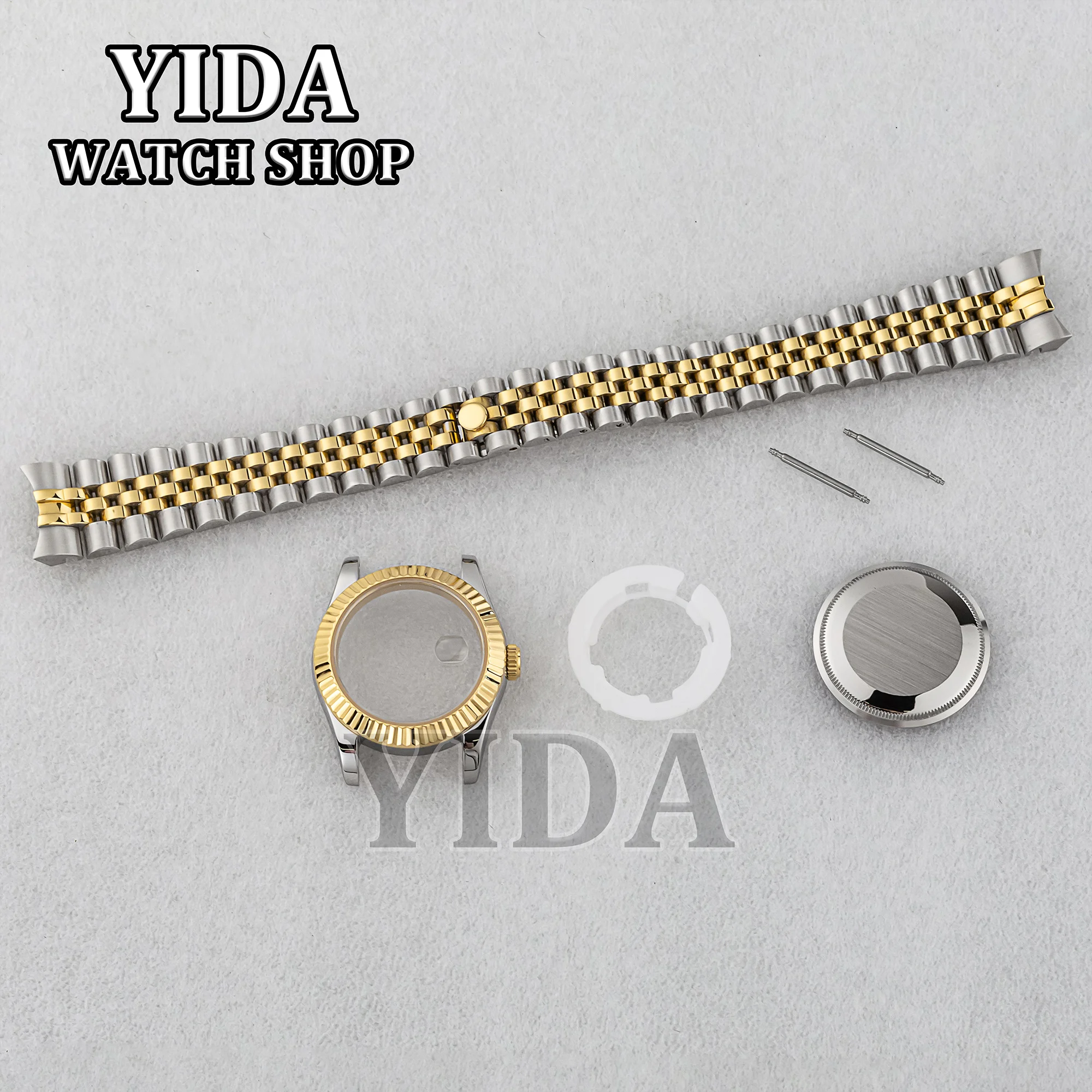 Корпус NH05, корпус 33 мм из нержавеющей стали, ремешок для часов, сапфировое стекло для Datejust NH05 NH06, инструменты для ремонта автоматических механизмов