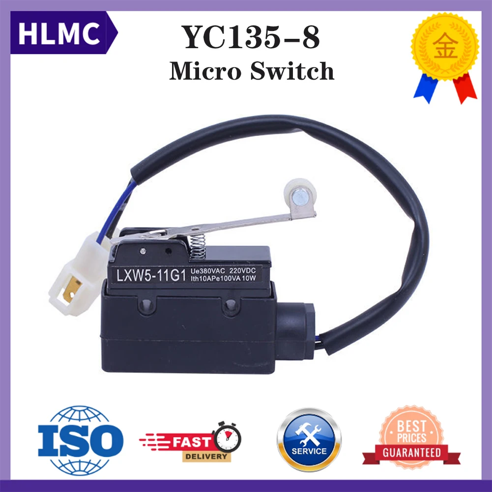 

Excavator Pressure Switch YC60 YC85 YC135 YC230-8 Hydraulic Safety Lock Micro Switch