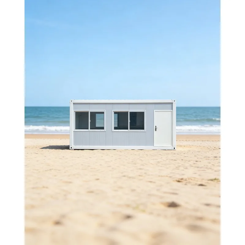 20ft Prefab Container House 1 Bedroom Mini Home Waterproof Modular Tiny House for Outdoor Living