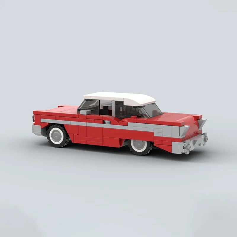 198 個 1957 ベルエア テクニカルカー シボレーノマド ワゴン チャンピオン テクニック ビルディングブロック 子供のおもちゃ 誕生日プレゼント