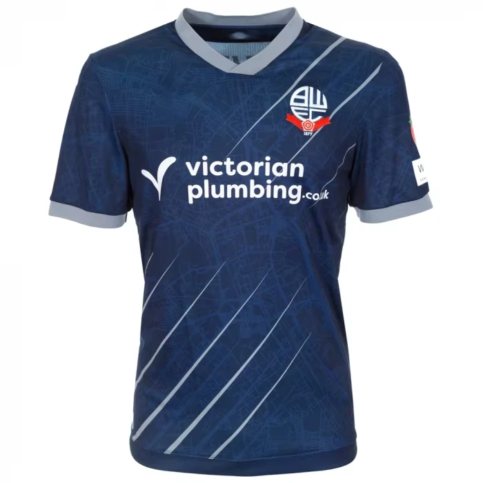 

25-26 Season Bolton Wanderers Home and Away Footbool Jersey T-shirt 3D Printed Comfortbale T-shirt Same for Adults and Children