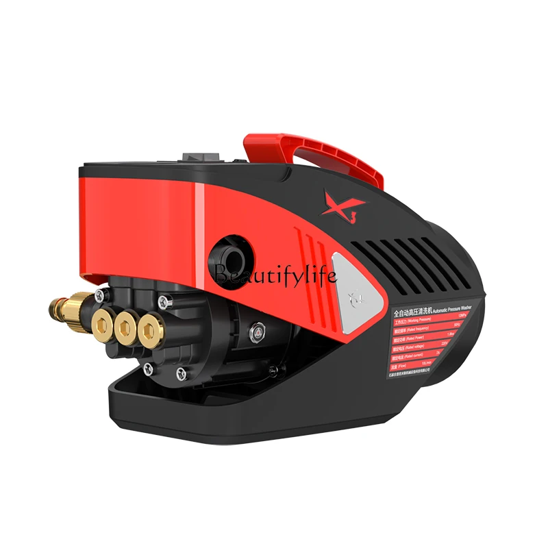 

Super pressure brush artifact 220v small pressurized washing machine portable