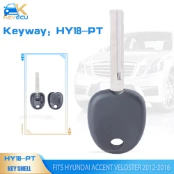 KEYECU 10 * Transponder chiave Shell Case Fob per Hyundai Accent Veloster 2012 2013 2014 2015 2016 Keyway: HY18-PT