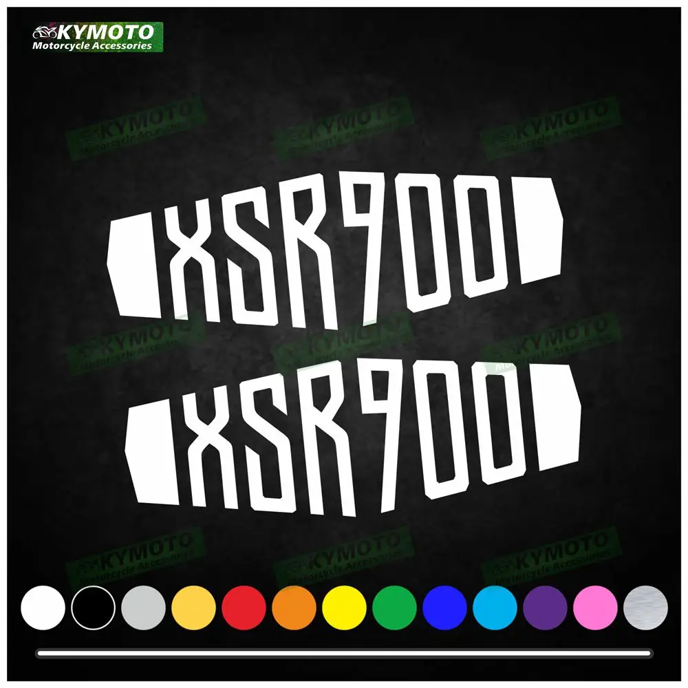For YZF XSR900 XSR 900 motorcycle accessories decals racing fairing helmet fuel tank engine logo reflective sticker