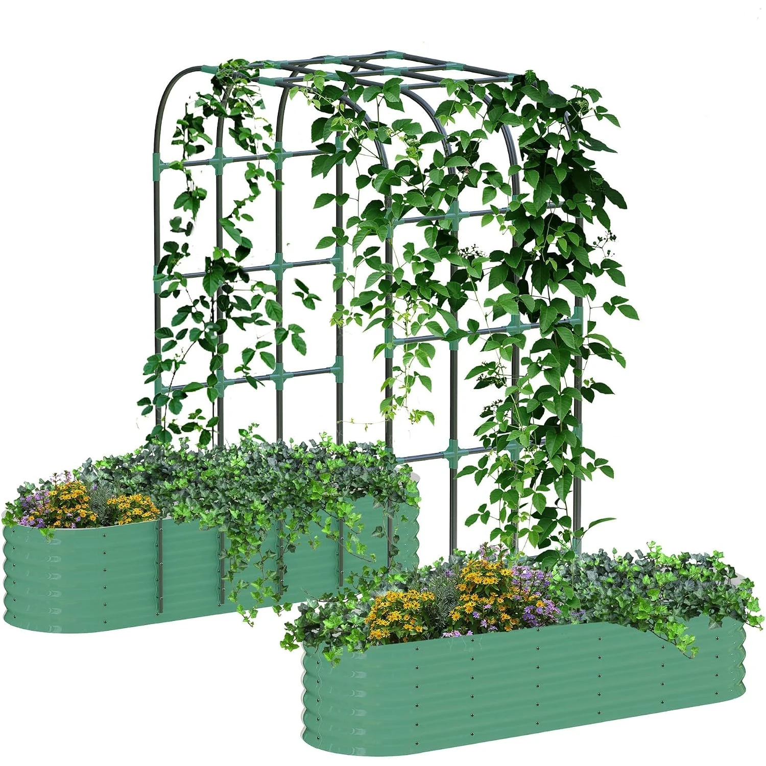 Raised Garden Bed with 96