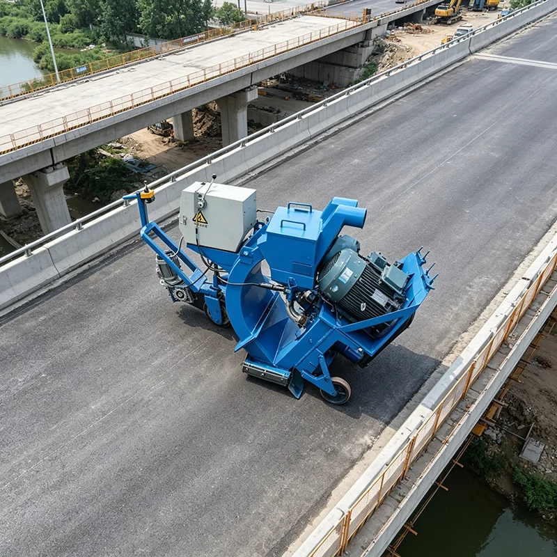 Custom Size Road Shot Blaster Large Industrial Floor Polishing Equipment