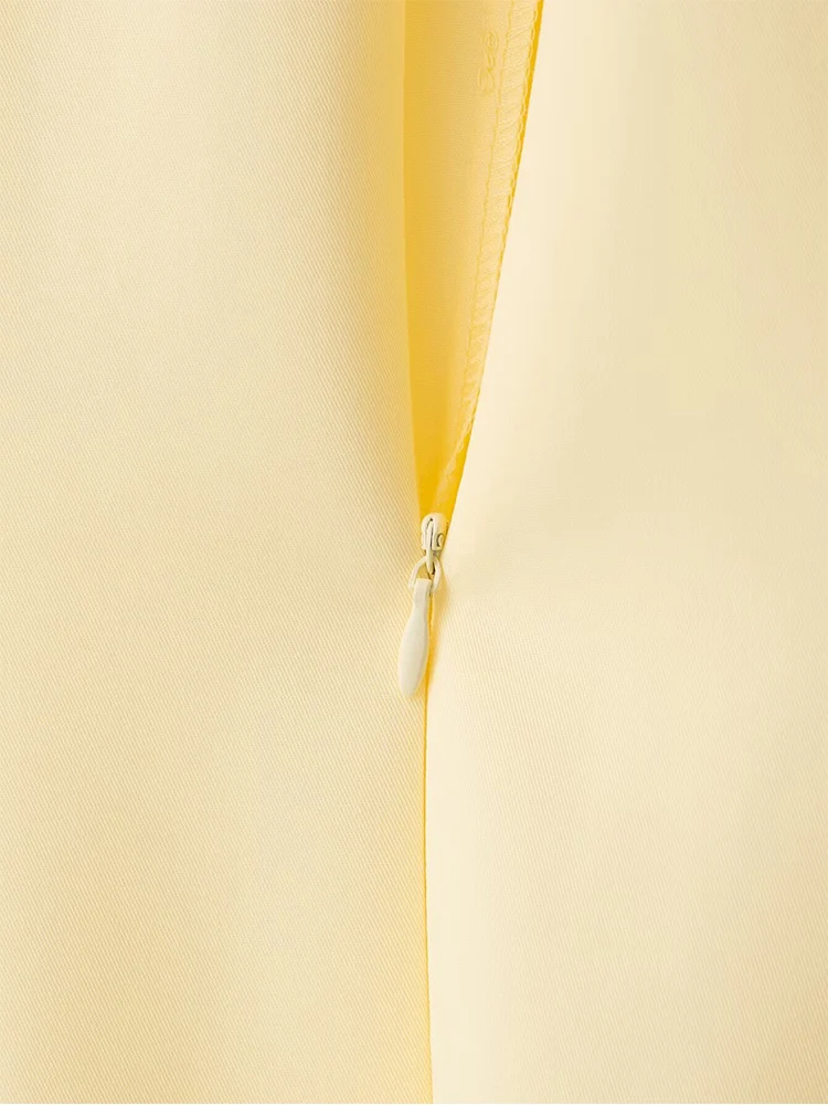 TFMLN New Women Casual Half Sleeve Long Dress Pure Color Slimming Shirt Dress Elegant Polo Collar Fashion Ladies Summer Outfit