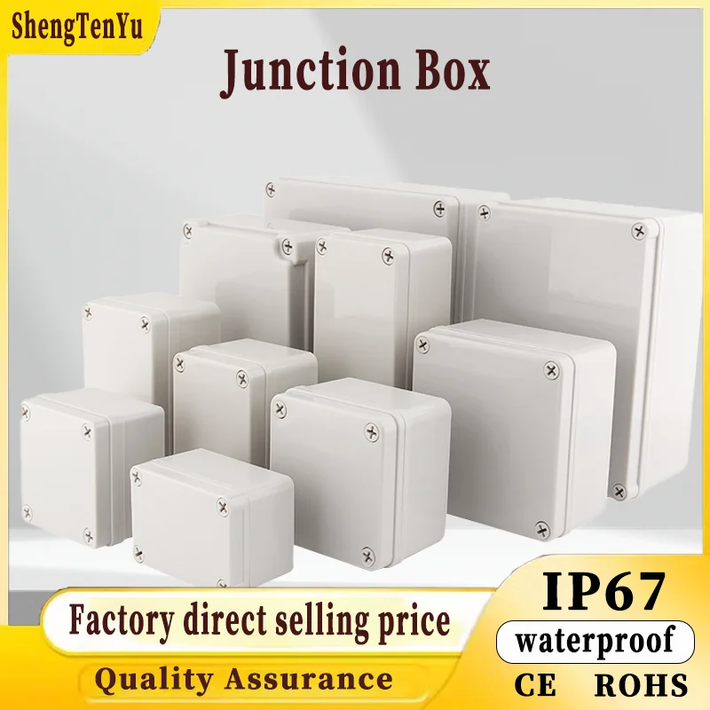 

AG Series Outdoor Waterproof Junction Box ABS Wire Junction Box Waterproof Electronic Case IP67 Project Cable Custom Enclosure