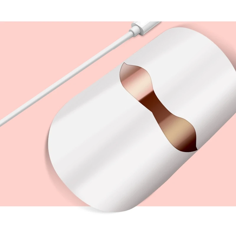 Mặt nạ LED Trị liệu bằng ánh sáng 3 màu Photon Xanh Đỏ Đèn Sạc Bảo Trì Trẻ Hóa Da Nhà cho Da Mặt