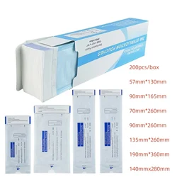 200pcs/Box Self-Sealing Sterilization Pouches Disposable Dental Sterilization Bags Storage Bag Dentistry Materials Tools 57x130