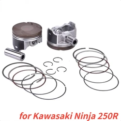 2set 67mm Motorcycle Engine Cylinder Piston Rings 13001-0091 for Kawasaki Ninja 250R EX250J8F 2008-2012 Ninja 250R