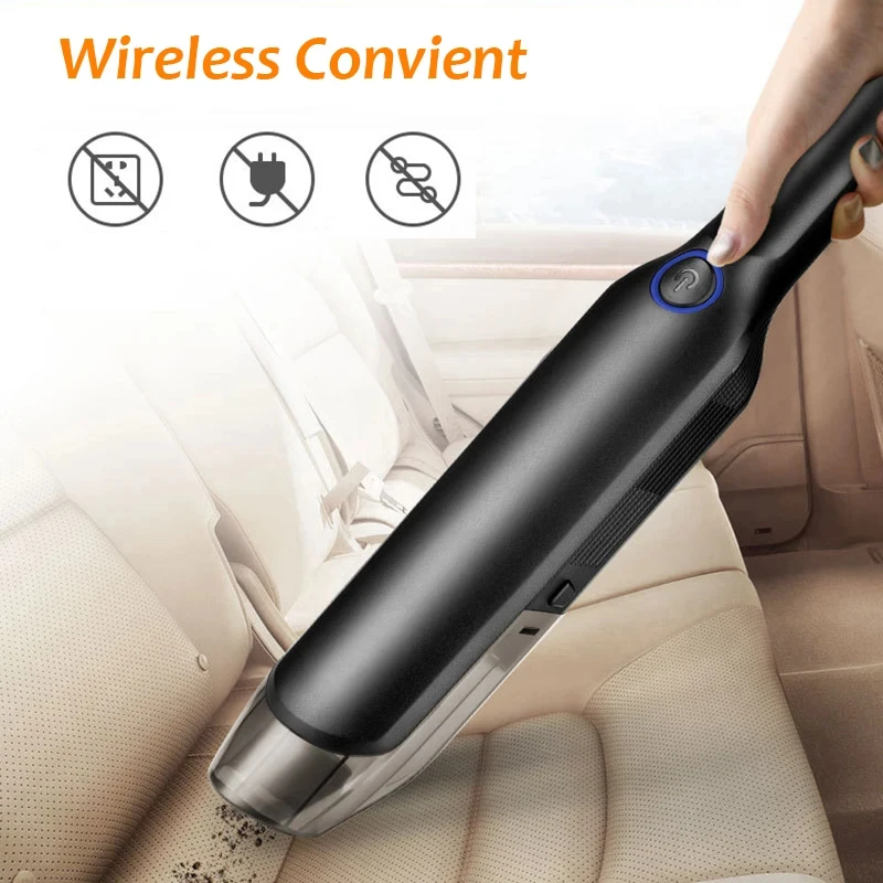 Car Vacuum Cleaner Cordless Mini Car & Home & Pet Cleaning Handheld 8000P Portable Vacum Cleaner With 5000Ma Battery Wireless