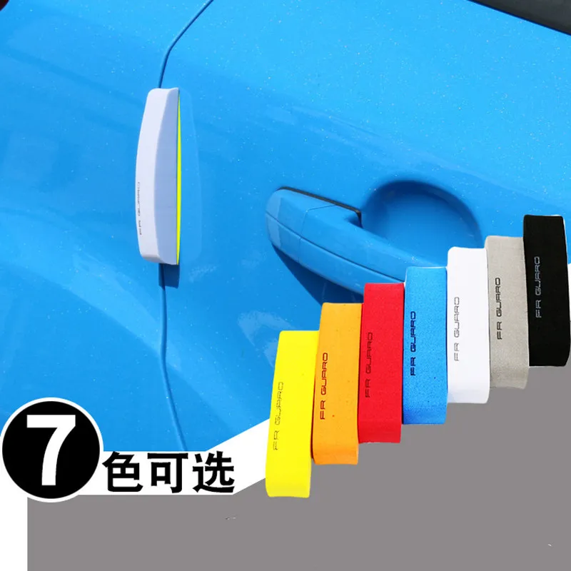4Pcs Car Anti-Collision Strip Door Bumper Strips Edge Guards EVA Foam Car Door Guard Protector Anti-Scratch Sticker Car Styling