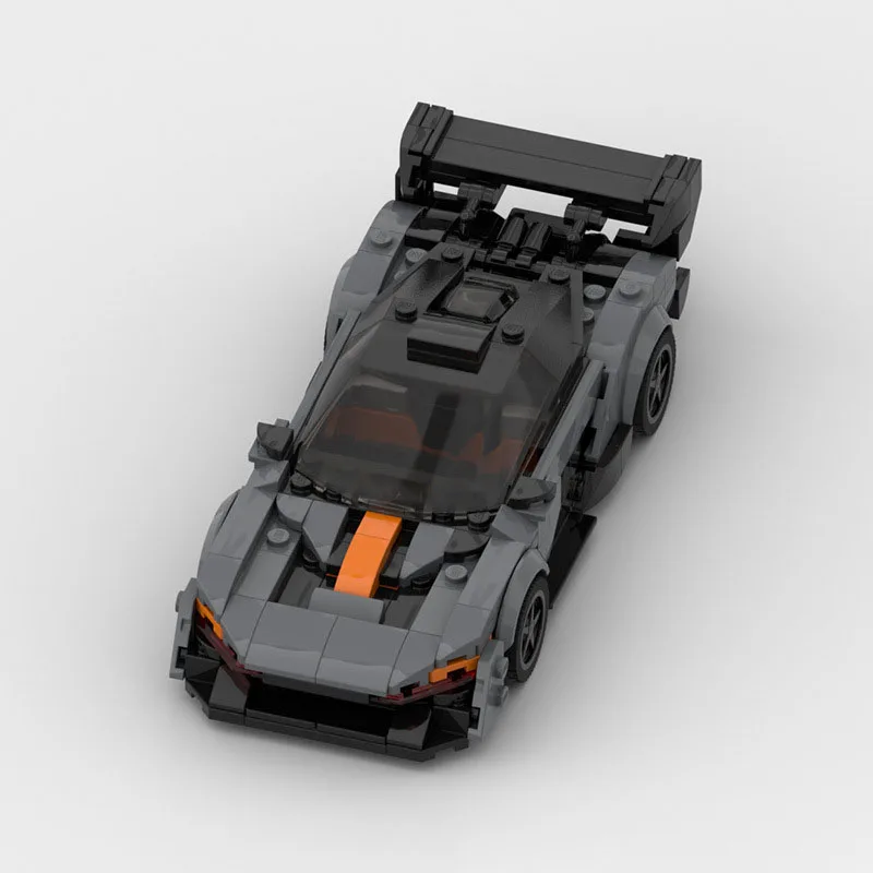 moc-senna-gtr-speed-champions-gray-super-sports-cars-building-blocks-bricks-set-kids-toys-gifts-for-boys-and-girls