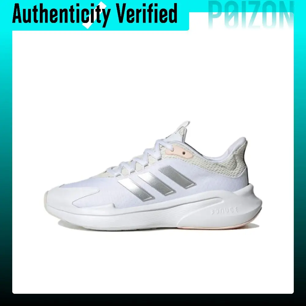 Adidas Alphaedge+ Fabric Low top Running Shoes Women's White Silver IF7283