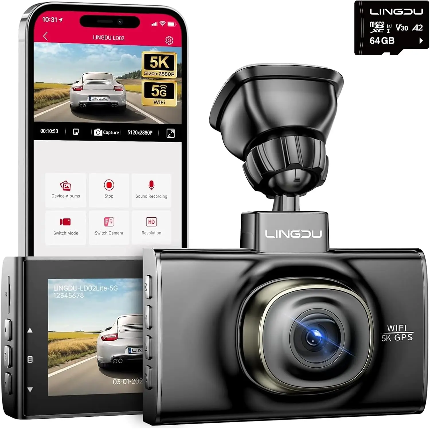 LD02 5K 5G Wifi Das…