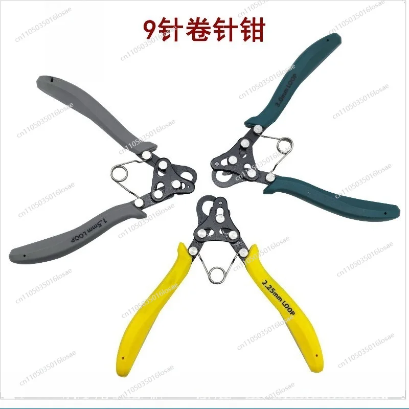 For 9 Pin Roll Needle Cutters Round Nozzle Winding C Rings, Jewelry Beaded Hand Pliers Tools