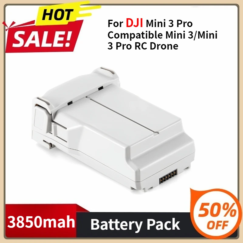 

For Mini 3 Pro Compatible Mini 3/Mini 3 Pro RC Drone Intelligent Flight Accessories Battery Plus Capacity 3850mAh