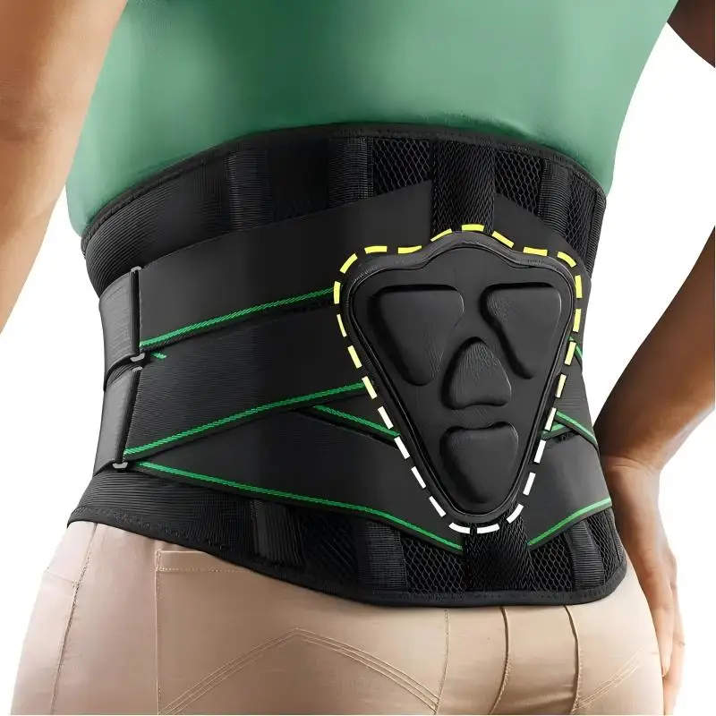 

Breathable Back Brace For Men Lower back Pain with A lumbar Pad, for Sciatica, Herniated Disc, Scoliosis Relief Lumbar Support