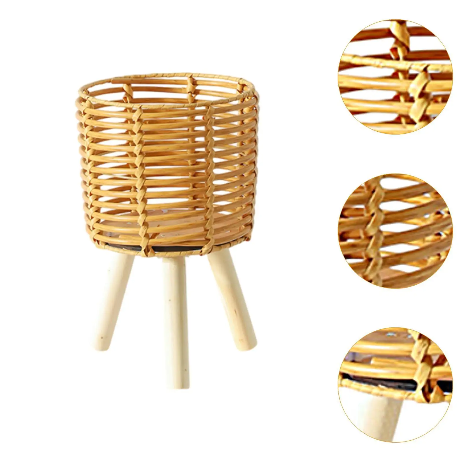 Indoor Flower Pot Plant Stand Plant Basket with Stand Display Basket Planter