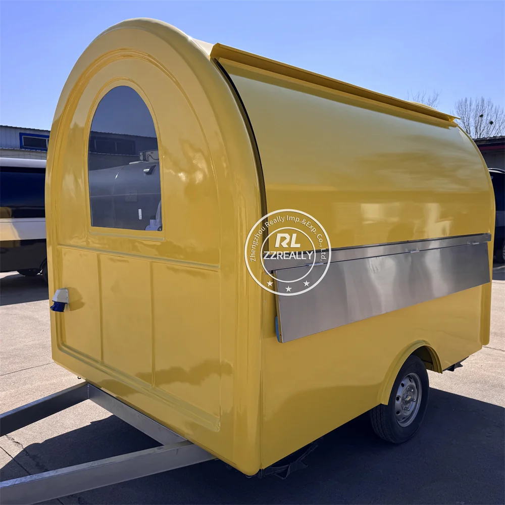 Outdoor Food Kiosk Mobile Food Truck Snack Pizza Truck Coffee Cart Concession Catering Trailer - Image 2