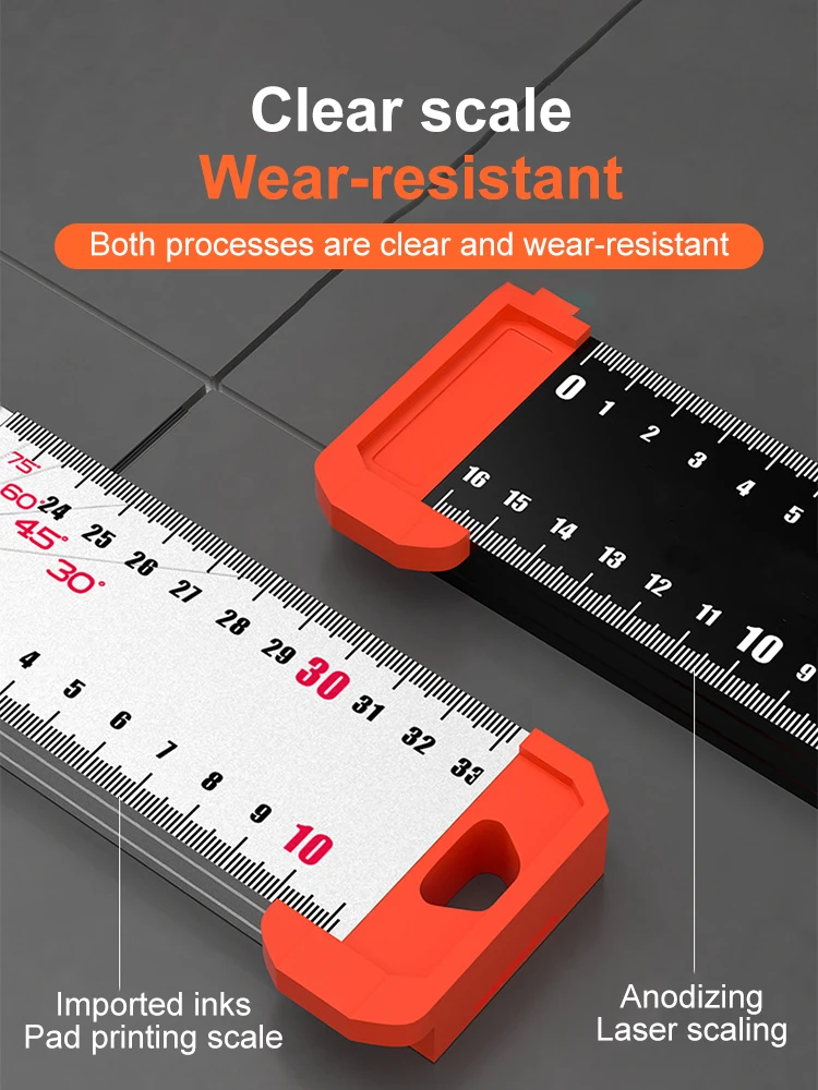 Imagem -05 - T-shaped Perfuração Posicionamento Régua Combinação Ângulo Régua Gabinete Hardware Jig Drawer Instalação Carpintaria em 1