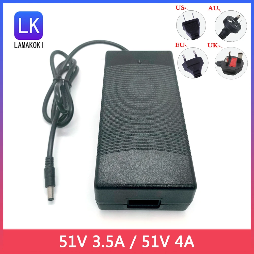 

51V 3.5A 4A Power Adapter For Laptop Charger Power Supply 5.5×2.5mm