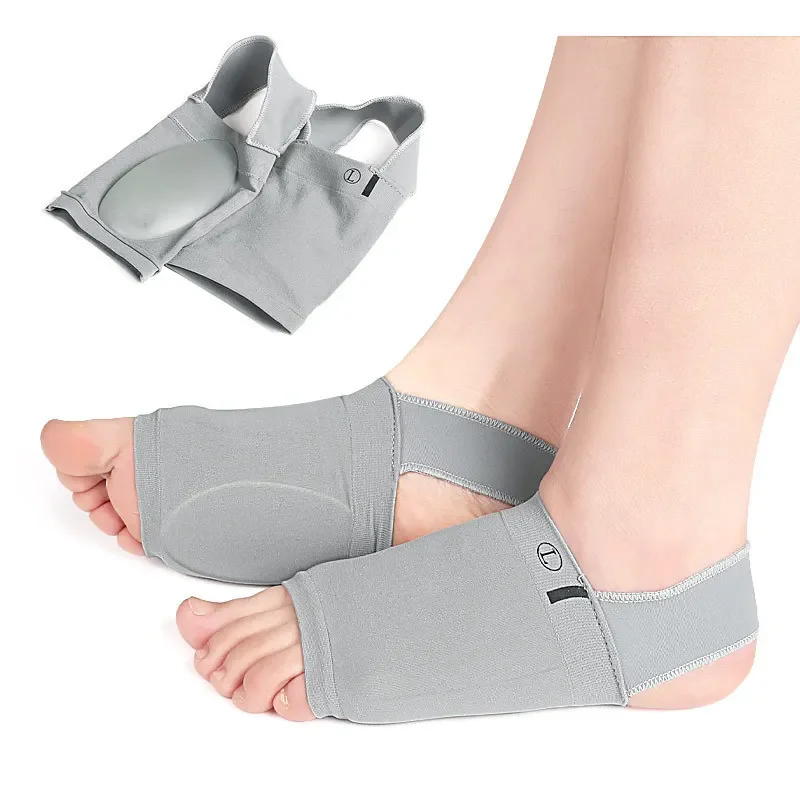 1 paire de manchons de soutien de la voûte plantaire, attelle de Compression métatarsienne pour Support de pied plat et soulagement de la fasciite plantaire, outils de soins des pieds