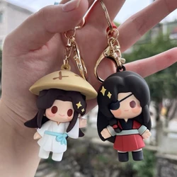 Anime Figure Tian Guan Ci Fu Tgcf Xie Lian Hua Cheng Bl Soft Glue Keyring Phone Keychain Car Backpack Pendant Cosplay Gift Toys