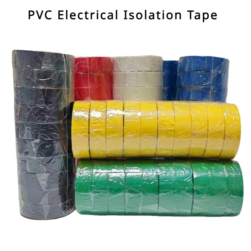 

10 PCS Electrical Black Insulation Tape Wiring Harness PVC Waterproof Tape 10Mx16mm Home Improvement Gadgets and Accessories