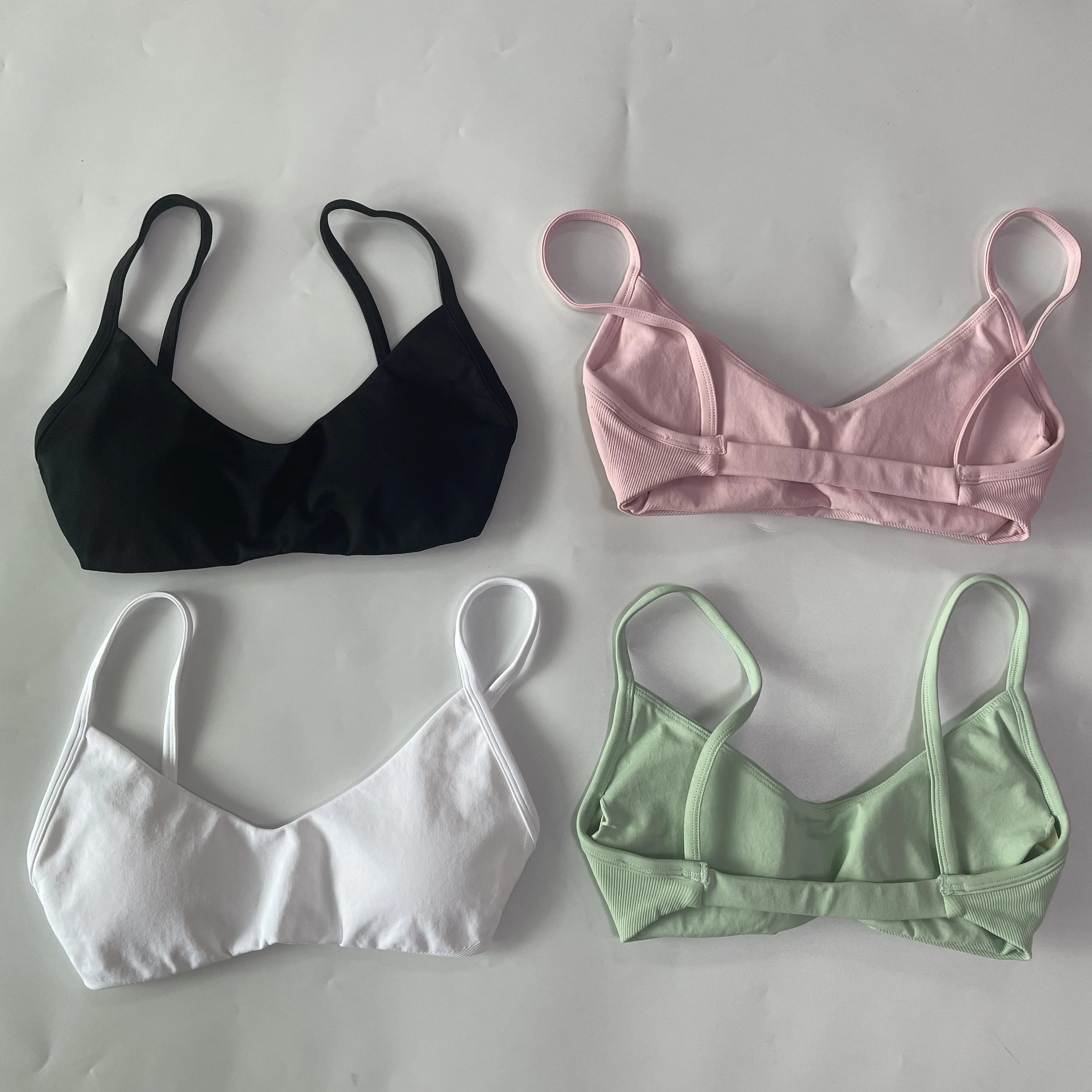 2-teiliges Sport-Set, Sport-BH mit Rundhalsausschnitt, nahtloses Yoga-Set, Fitness-Leggings-Set, Damen-Trainingsanzug, Sportbekleidung, Activewear – Detail 10