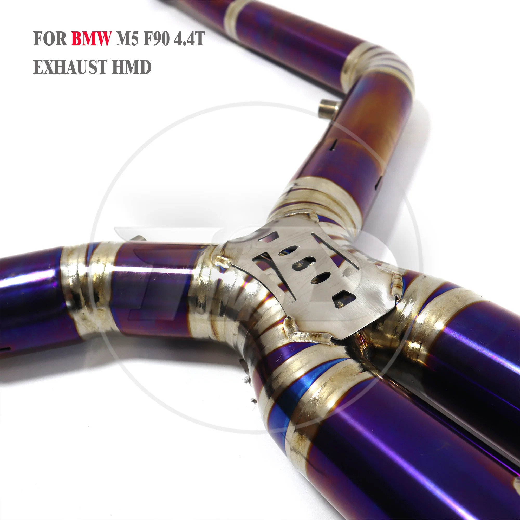 

High Quality Catback For BMW M5 F90 4.4T Titanium Alloy Exhaust System Electronic Valve Muffler Tips Non-destructive HMD