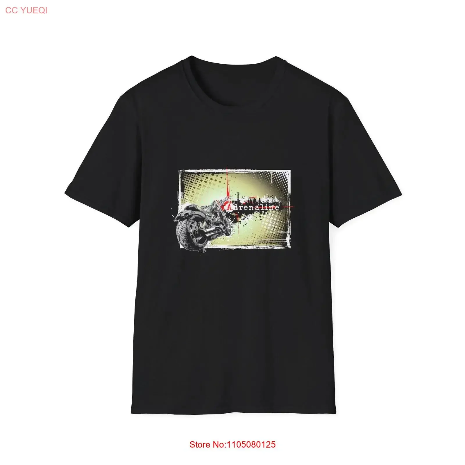 Adrenaline Softstyle T Shirt Workout Gym Fitness Apparel Active Wear Sports Top vintage Washed Casual Soft Stylish homme