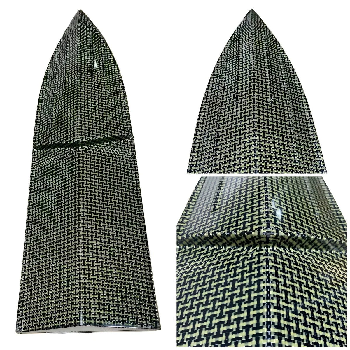 Casco de carreras MONO1 L630-W175-H95mm - Kevlar híbrido moldeado al vacío para barcos RC de competición