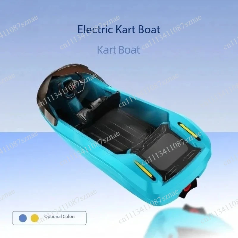 Electric Water Kart Boat for Single Person, Adult Entertainment Mini Boat for Recreational Water Sports and Fun