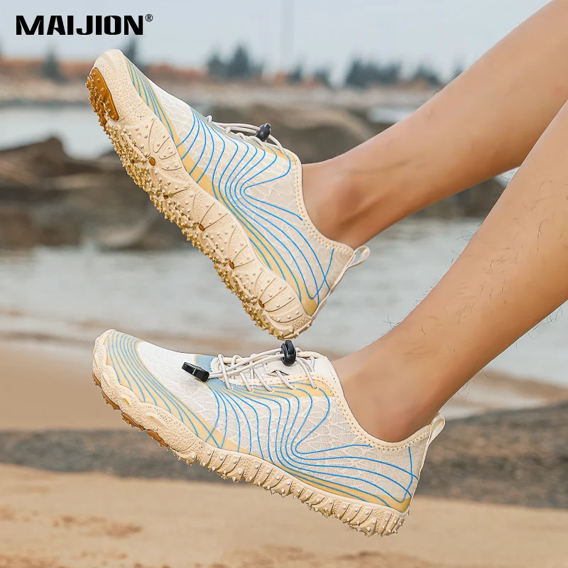 

Men Quick Dry Barefoot Wading Sneakers Women Breathable Aqua Shoes Non-slip Soft Sole Water Sports Shoes for Surfing Fishing