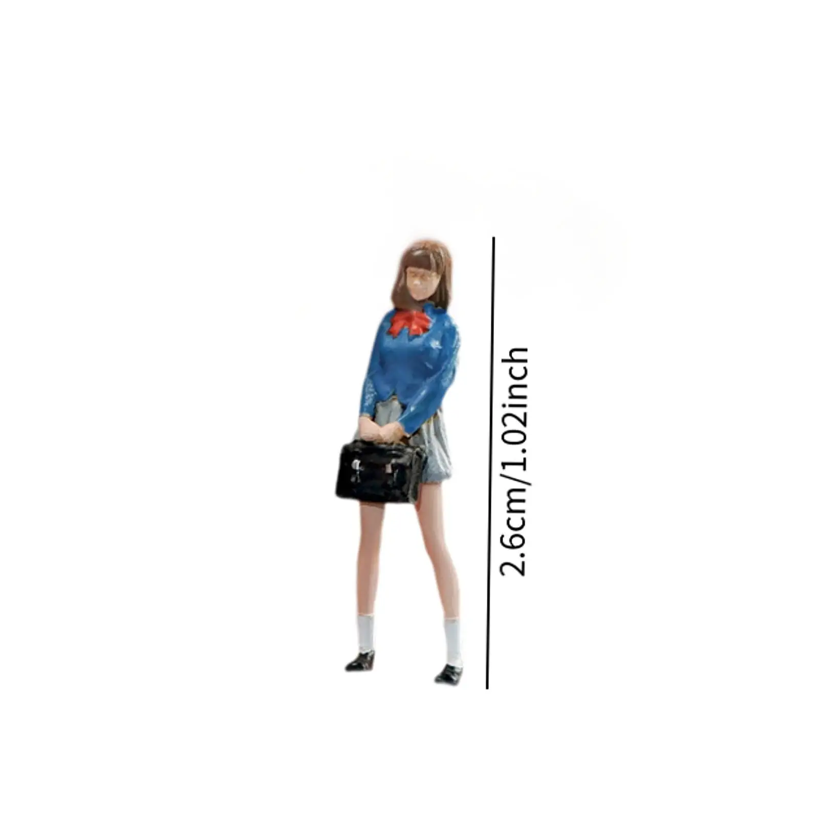 Figur im Maßstab 1:64, Diorama-Landschaft, Mikrolandschaft für Desktop-Ornamente
