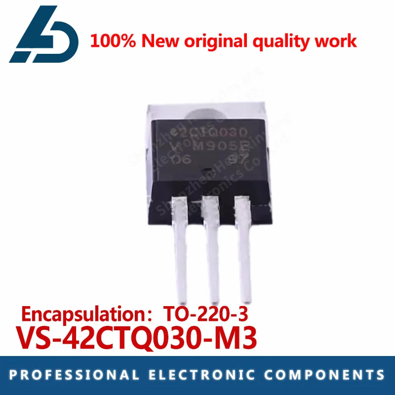 10PCS VS-42CTQ030-M3 package TO-220-3 Schottky diode Voltage :30V Current :20A