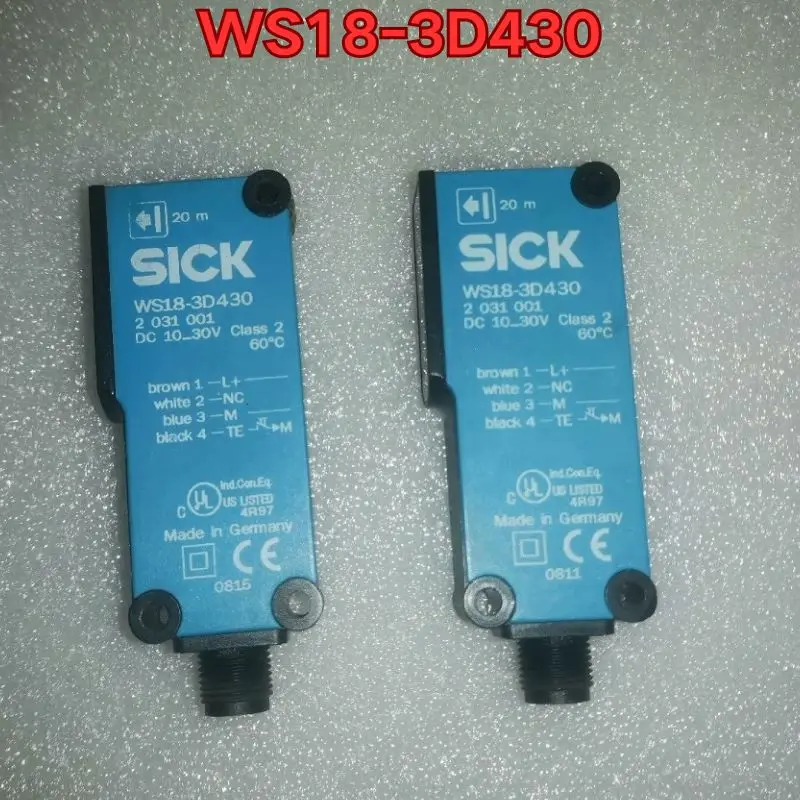 

Second-hand sensor WS18-3D430 is in good working condition