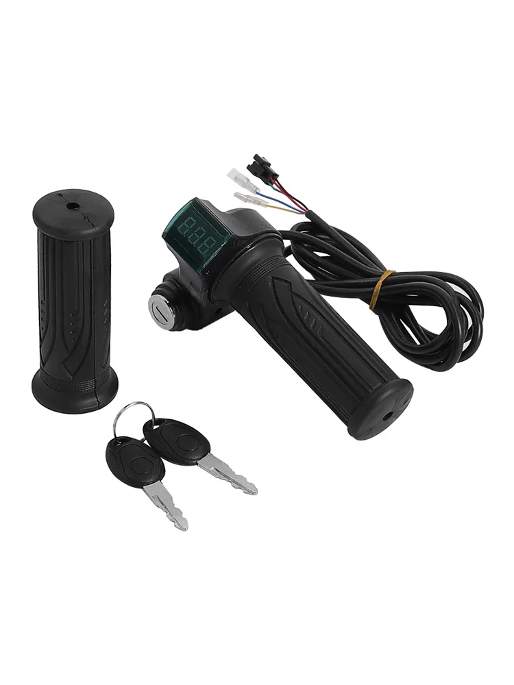 AliExpress NONE 24V 36V 48V 60V Speed Controller Handlebar Twist Throttle LED Display Hall Accelerator for Electric Bicycle Scooter Parts